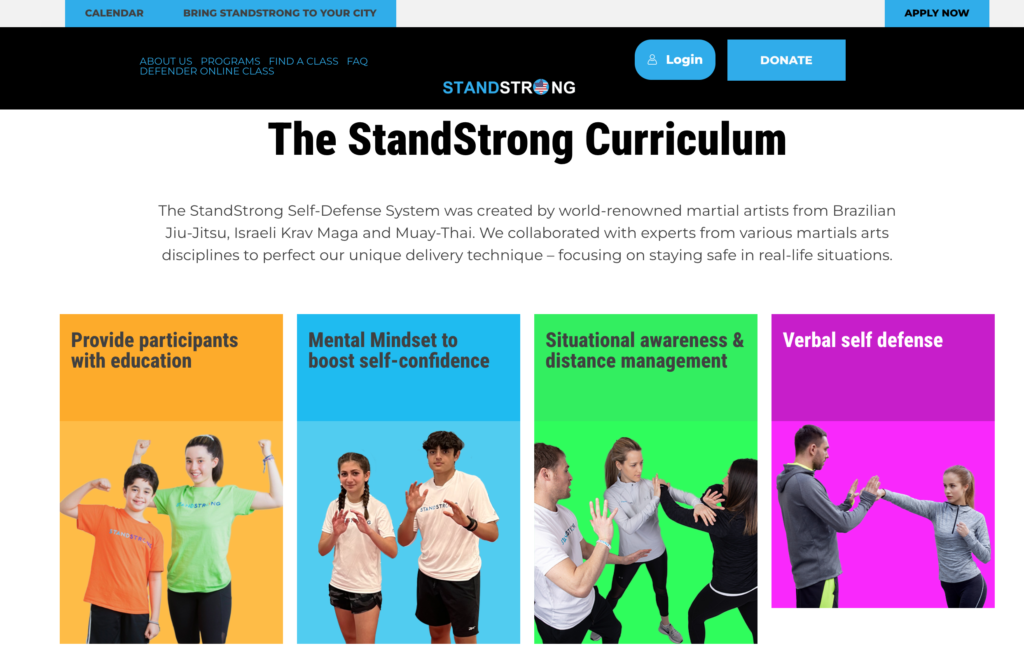 self defense curriculum images